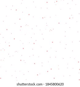 Small red spots on a white background ... Christmas background.
