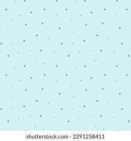 Small repeated flowers on a blue background. Pattern for wrapping, wallpapers, web page background.