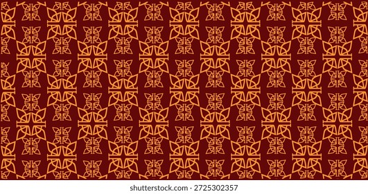 Kleines, sich wiederholendes asiatisches Ornament