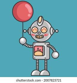 a small robot character who has a human -like feeling PART 2