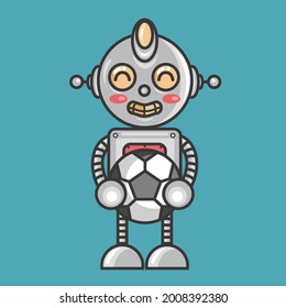 a small robot character who has a human -like feeling PART 3