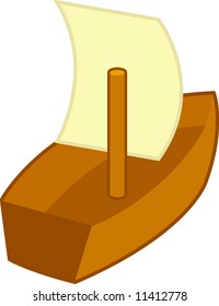 small sail boat
