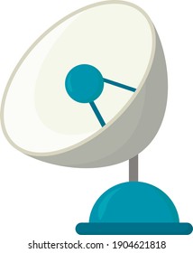 Small satellite vector illustration on a white background.