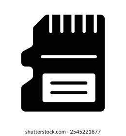 Small SD card for data storage and transfer in electronic devices