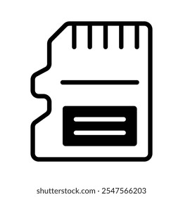 Small SD card for data storage and transfer in electronic devices