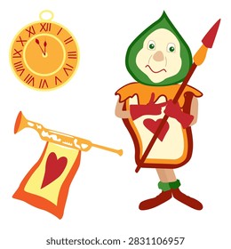 Small set vector illustrations