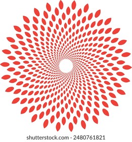 Small shape with visual effects, meditation, yoga, zen