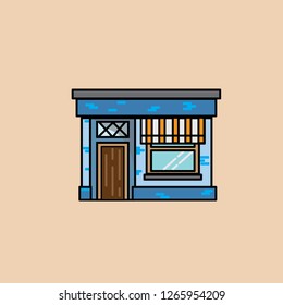 Small shop in the city