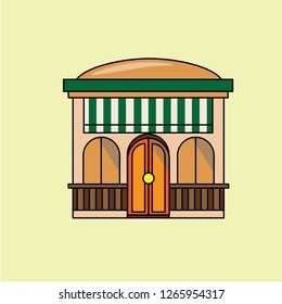 Small shop in the city