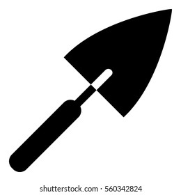 Small shovel icon. Simple illustration of small shovel vector icon for web