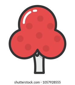 A small shrub tree, generic tree symbol