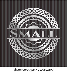 Small silvery emblem