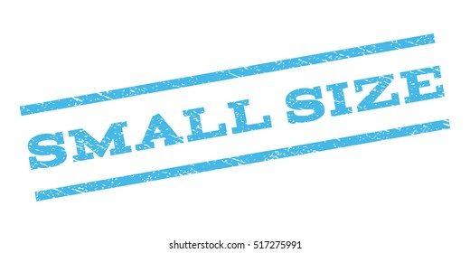 Small Size watermark stamp. Text tag between parallel lines with grunge design style. Rubber seal stamp with dust texture. Vector color ink imprint on a white background.