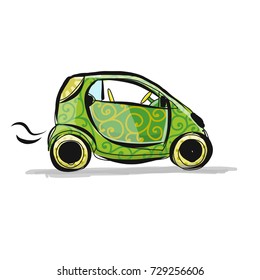 Small smart car, sketch for your design