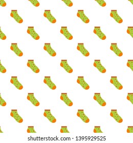 Small sock pattern seamless vector repeat for any web design