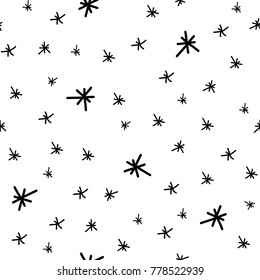 small sparkles graphic seamless pattern