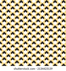 small square black and white pattern on yellow background