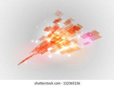 small squares as abstract vector background