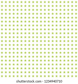 Small Stars Pattern Lemon Green Background