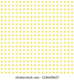Small Stars Pattern Yellow Background