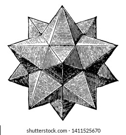 11 Small stellated dodecahedron Images, Stock Photos & Vectors ...