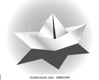 small steel ship