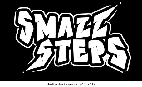 small steps vector illustration typography t shirt  design and etc