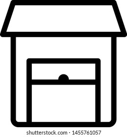 Small storage with facility for equipment layout