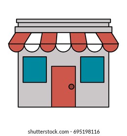 small store or shop icon image 