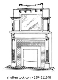 Small Surface Mantel ofrece una oportunidad única en el diseño, la madera ensamblada, la habilidad en tallado, el dibujo de líneas vintage o la ilustración de grabado.