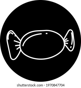 Pequeño dulce dulce, ilustración de icono, vector sobre fondo blanco