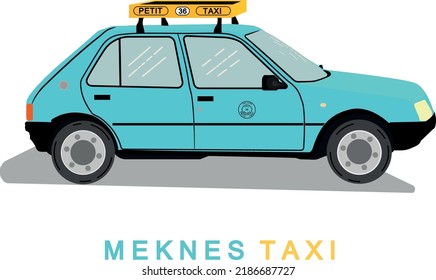 The small taxi of meknes