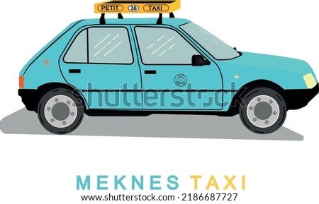 The small taxi of meknes