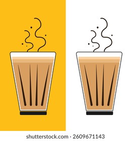 small tea shop, tea logo, chai logo design, vector design tea logo