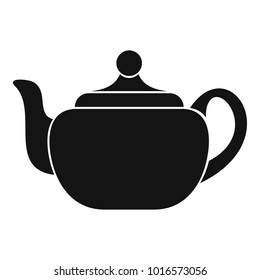 Small teapot icon. Simple illustration of small teapot vector icon for web