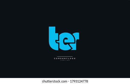 Small ter Letter Business Logo Design Alphabet Icon Vector Symbol