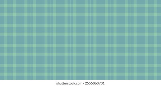 Small textile check vector, towel texture fabric pattern. Customizable background seamless plaid tartan in pastel and cyan colors palette.