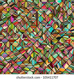 Small tiles texture in different shades of color. EPS 8 vector file included