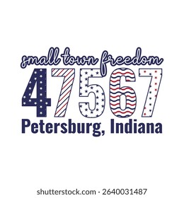 Small Town Freedom 47567 Petersburg, Indiana