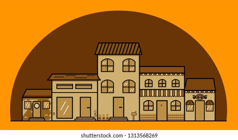 Small town street