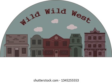 Small town in the Wild West