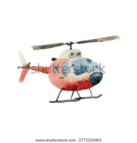 Small toy helicopter model aircraft