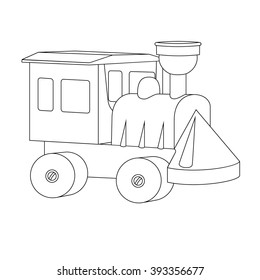 Small toy train from the designer. 