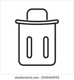a small trash can and looks luxurious