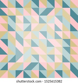 small triangle soft color in rectangle