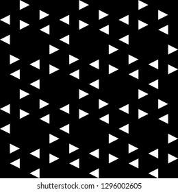 Small triangles ornament.Triangular shapes backdrop. Geometric wallpaper. Figures background. Polygons motif. Digital paper, textile print, web design, abstract. Seamless pattern. Vector