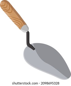 Pequeño traviesa, ilustración, vector sobre un fondo blanco.
