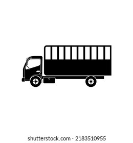 Small Truck Box Flat Icon