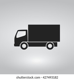 Small Truck Box Flat Icon