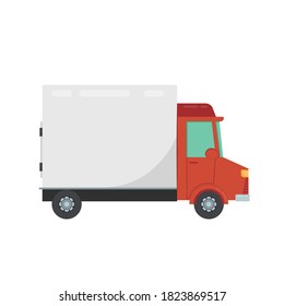 Small Truck Cartoon Vector Small Truck Stock Vector (royalty Free 